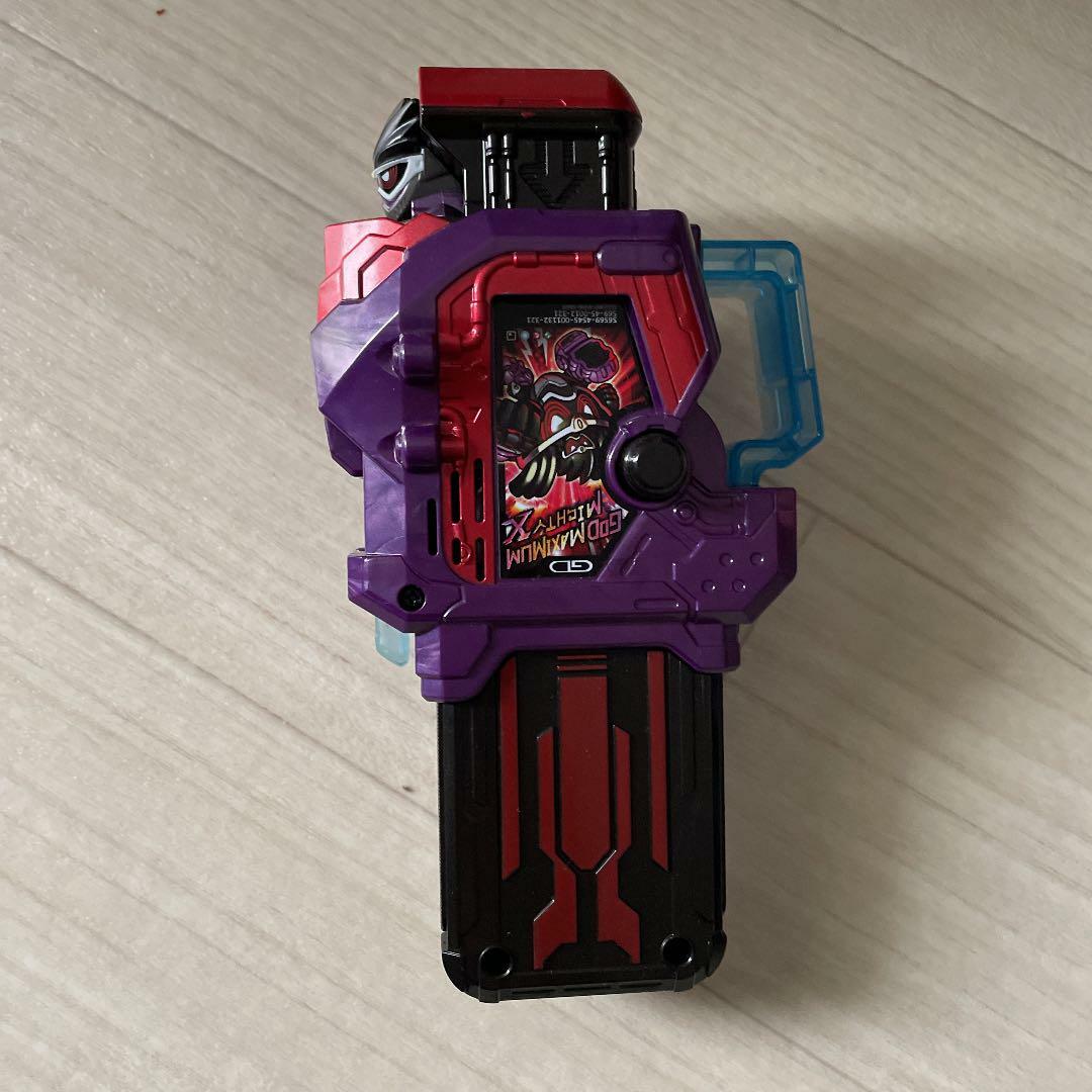 Bandai Kamen Rider Exe Ex-Aid DX God Maximum Mighty X Gashat In