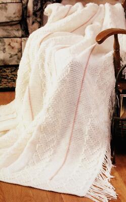 Heart Strings Afghan & Little Bear Crochet Pattern Instructions