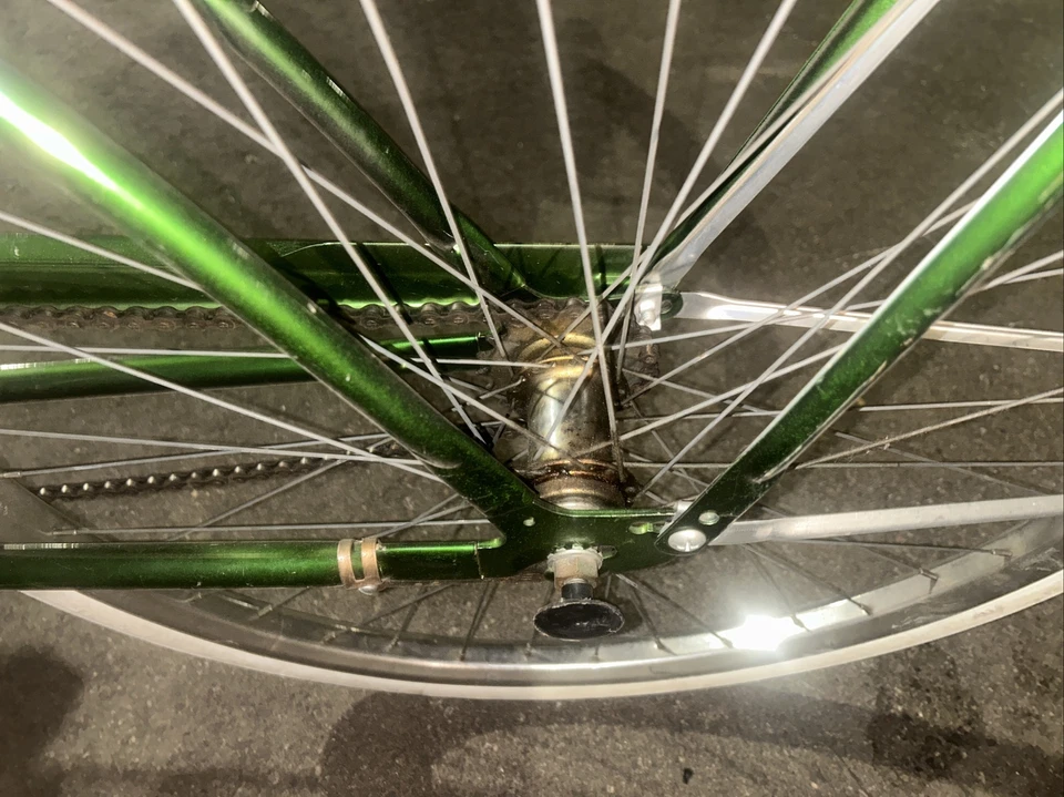 Bicicleta Mujer Hawthorn 26 Pulgadas Vintage Verde Buen Estado Foto 3 de 4