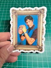 Uncle Rico Portrait - Laminated Vinyl Sticker - 3