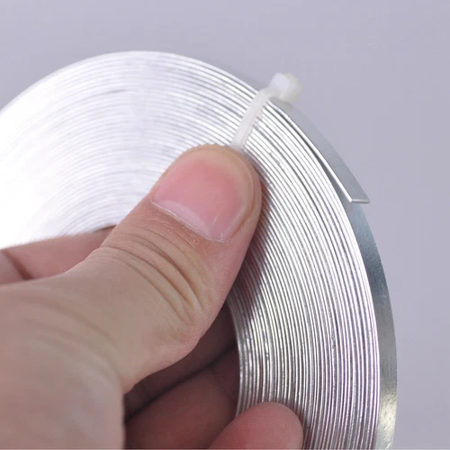 Fil D'Aluminium Plat Peint De 5M/Rouleau Pour Artisanat De Bracelets Et Bijoux - Bild 3 von 26