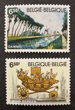 Belgium 1980. Tourist Attractions. MNH. SG.2595-96