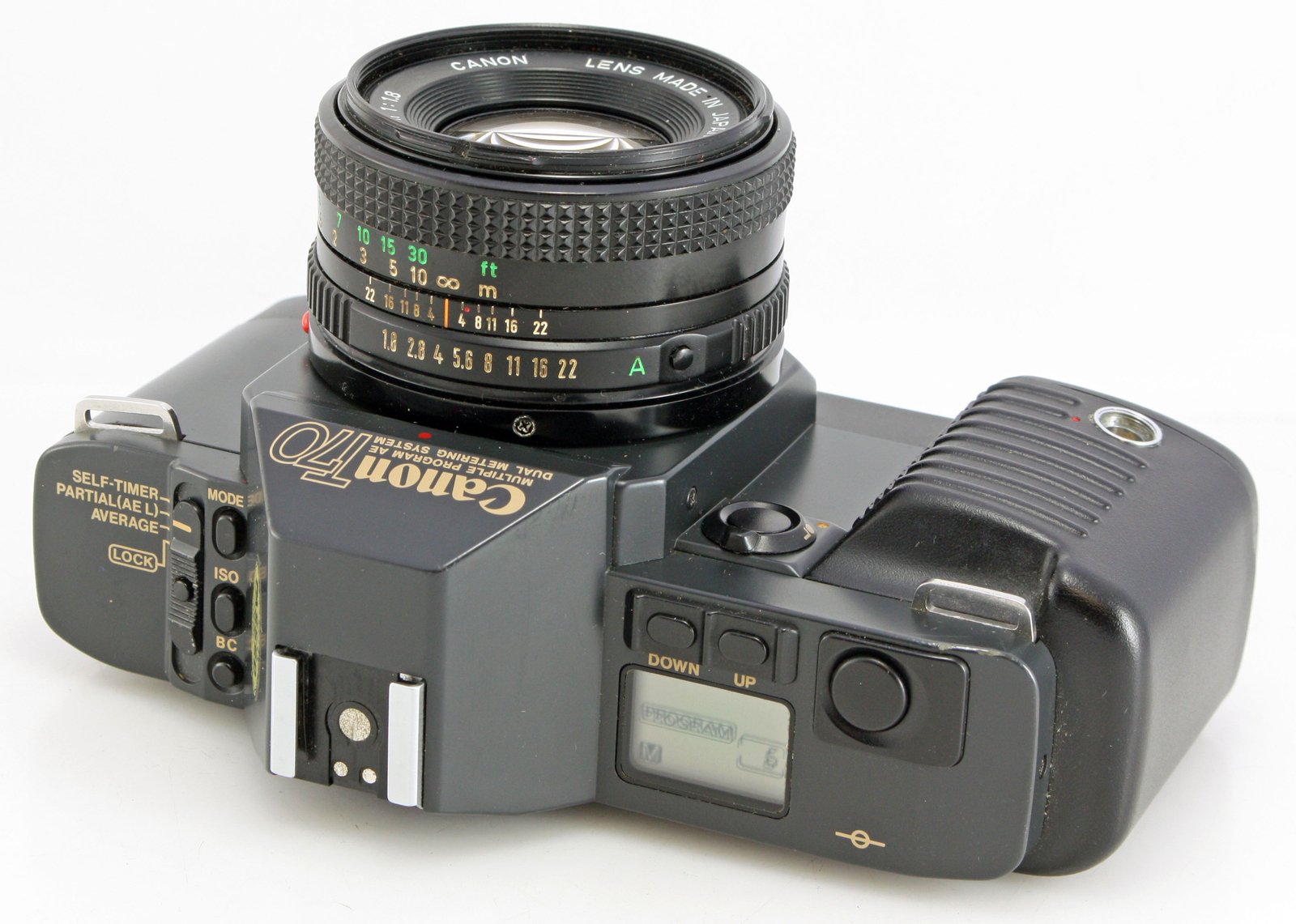 Canon T70 35mm film SLR Camera with 50mm Standard Prime lens eBay