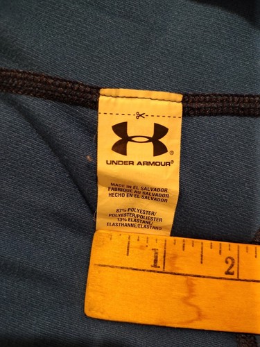 Under Armour Boys YXL Blue Long Sleeve Cold Gear Quarter Zip Pullover - Picture 5 of 8