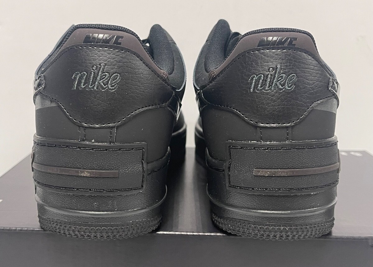 Nike Air Force 1 Shadow 'Triple Black' Women's Shoes FB7582 Nike Air Force 1 Shadow 'Triple Black' Women's Shoes FB7582