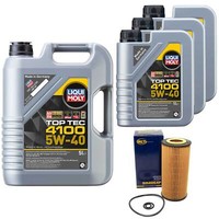 MotoröL Set 4100 Top Tec 5W-40 8 Liter + ÖLfilter FüR Mercedes E-Klasse W211