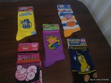 WOW Crazy Socks unisex Dress Size 6 - 12 Assorted Novelty socks