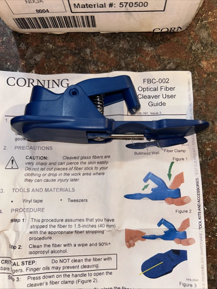 Corning FBC-002 - Optical Fiber Cleaver,  New In Box - Image 4 of 4