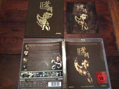 Ip Man Trilogy 1 2 3    [3 Blu ray]  FSK18  Martial Arts Im Leinen-Hardcover