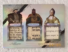 2023 Bellissimo King Henry VIII King Arthur Catherine The Great Doc Relics 24/99