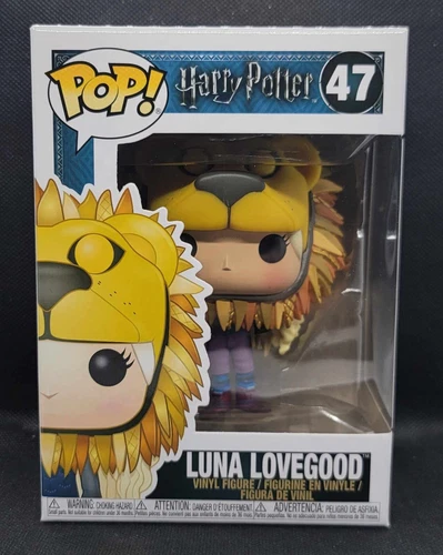 Funko Pop! Vinyl: Harry Potter - Luna Lovegood (w/ Lion Head) #47 with Protector
