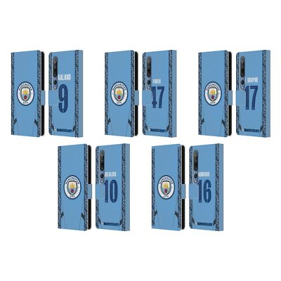 MAN CITY FC 2024/25 PLAYERS HOME KIT LEATHER BOOK WALLET CASE FOR XIAOMI PHONES