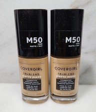 2-COVERGIRL Trublend Matte Made Liquid Foundation M50 Soft Tan Comfort 1 oz