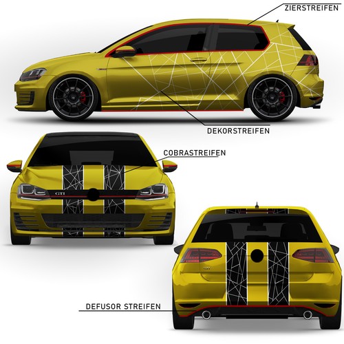 Auto Zierstreifen Weis 2mm Klebestreifen Dekorleisten Autofolie Stripes - Picture 4 of 6