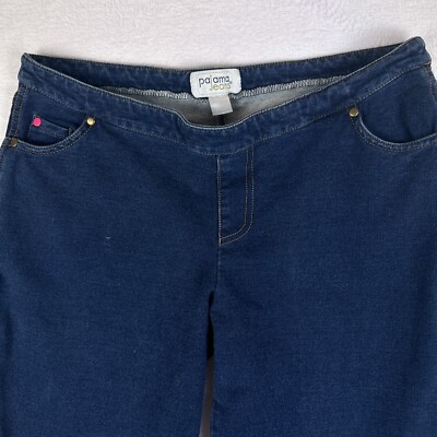 Pajama Jeans Womens Size Not Readable Pull On Bootcut Drawstring