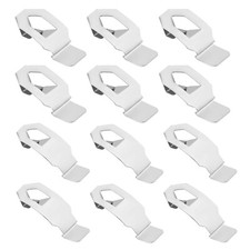 12x Photo Frame Clip Picture Hanger Fastener Artwork Back Plate Fixing Hardware
