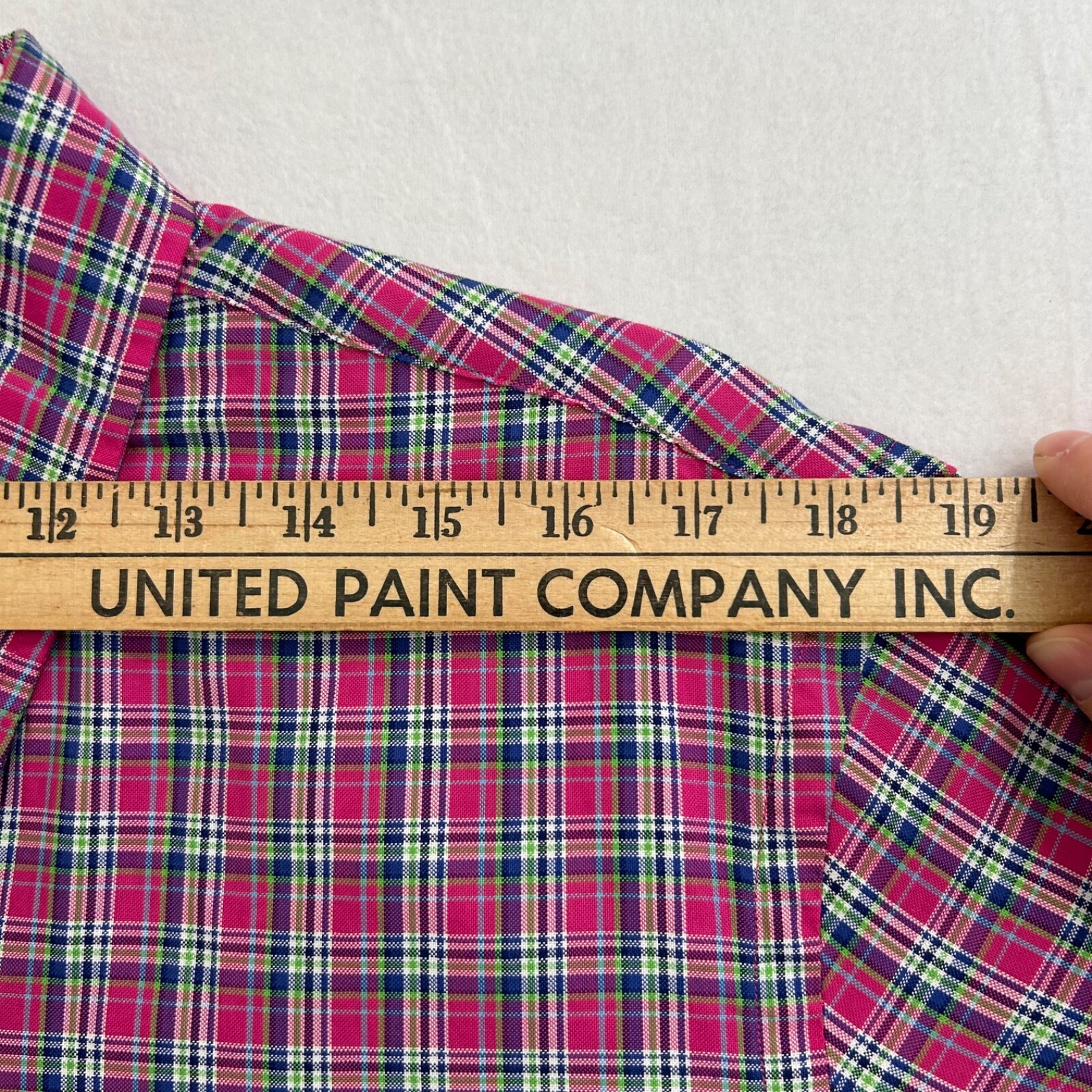 Camicia uomo Ralph Lauren L con bottoni rosa a quadri Madras logo classico pony