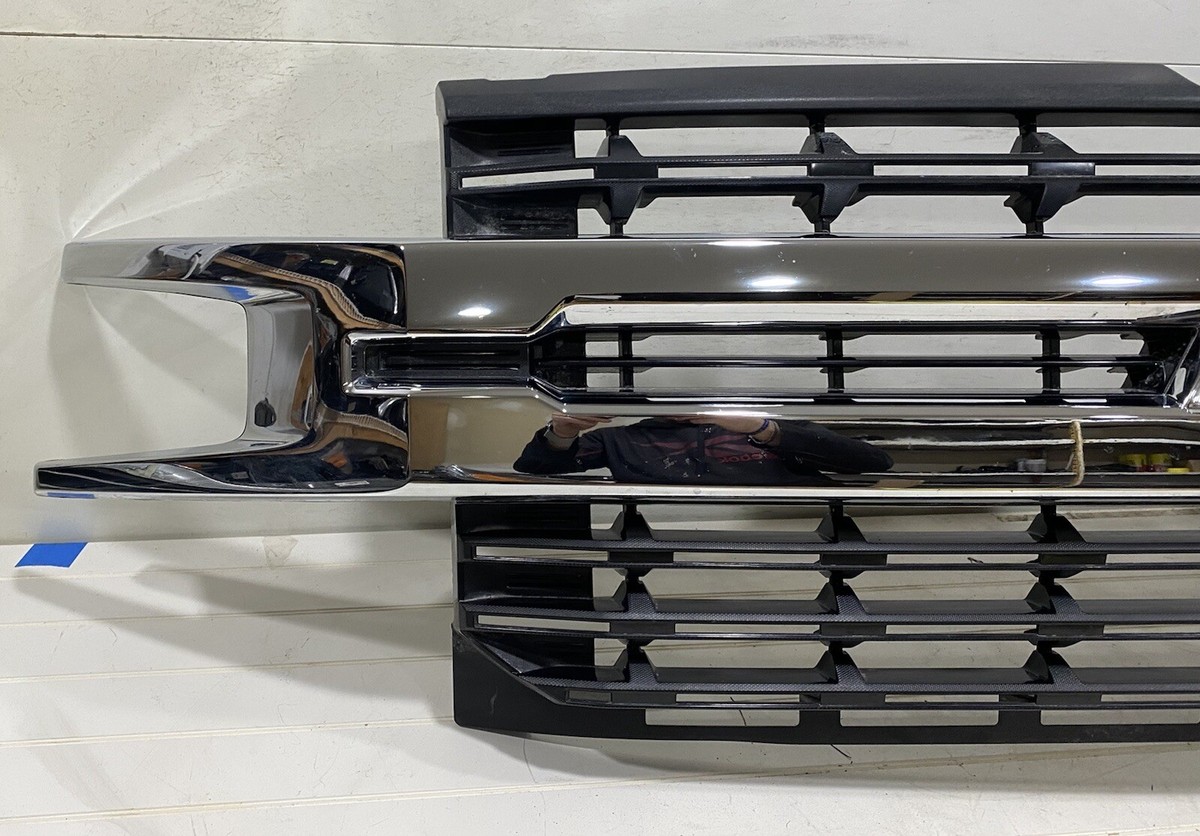 2019 2020 2021 Chevrolet Silverado 1500 Front Grille Assembly 