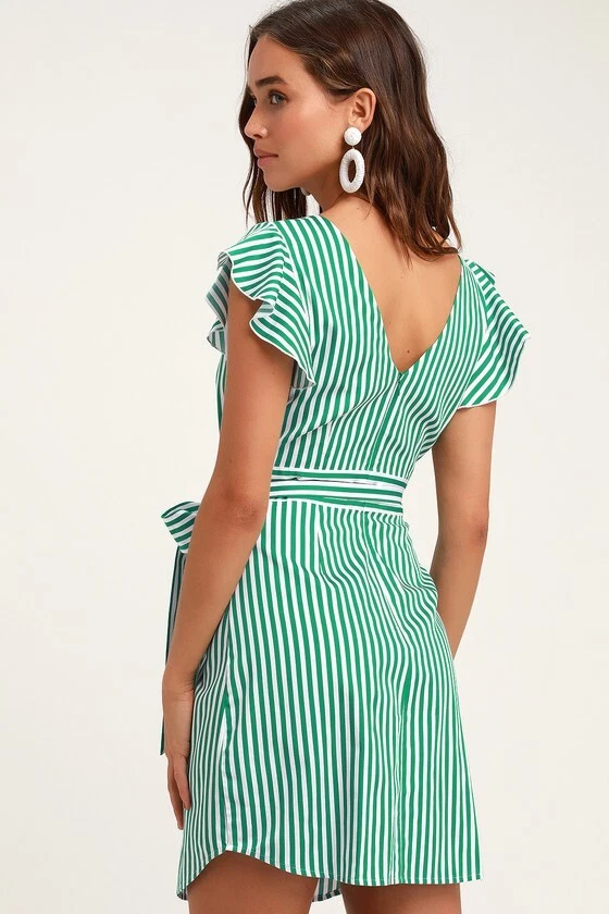 Bb dakota peppermint stripe clearance dress