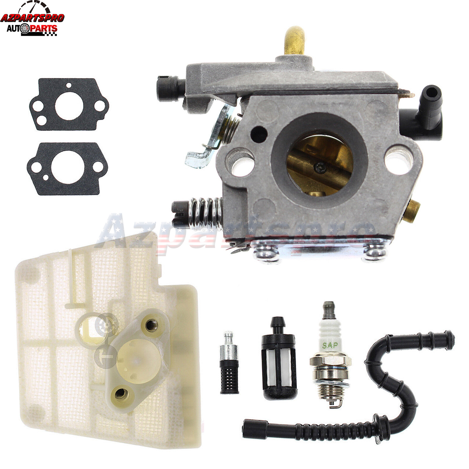 Kit De Tube D'admission De Filtre à Air De Carburateur Adapté Pour Accessoire De Pièce De Tronçonneuse Stihl 024 026 MS260