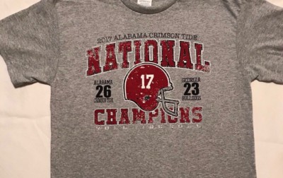 2018 Alabama Crimson Tide Championship Score T-shirt