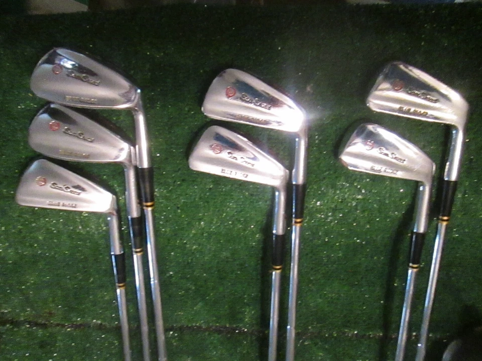 Golf Vintage Wilson Sam Snead Blue Ridge Irons 3-9 JUMBO Lamkin Crossline Grips - Image 3 of 4