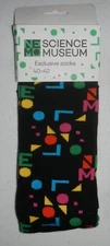 NEMO Science Museum Logo Amsterdam Netherlands Pair of Crew Socks EU Size 40-42