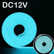 12V Flex LED Strip Waterproof Silicone Sign Neon Rope Lights for Room Car Boat