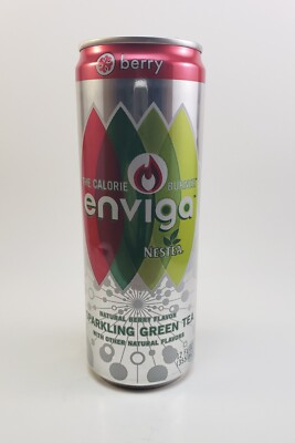 Nestea Enviga Sparkling Green Tea Berry 12fl Can (empty) 2008