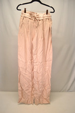 NWT Reiss Raya Pull On Blush Wide Leg Trouser Pants Size 0