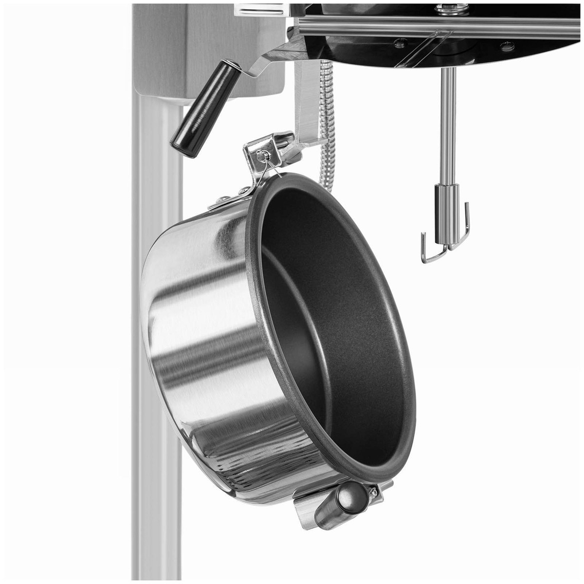 Macchina Per Popcorn Stile Retro Jago - 60L/h, Con Pentola In Acciaio, Ideale Per Feste - Foto 3