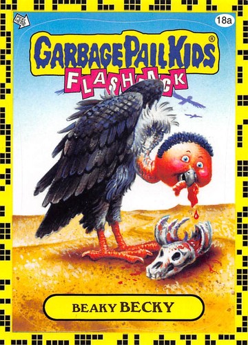 GARBAGE PAIL KIDS 2011 FLASHBACK SERIES 2 PICK-A-CARD YELLOW BASE STICKERS TOPPS - Picture 70 of 321