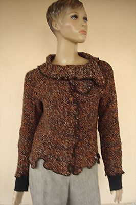 Pull Tweed Beige/marron ARMAND THIERRY – Taille M 38/40/42 – 20% Polyester 80% Acrylique – Femme – Neuf Avec étiquettes
