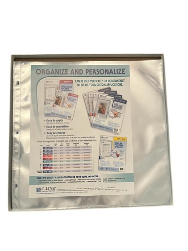 C-Line Memory Book Page Protectors Scrapbook, Top Load 50ct - Picture 2 of 2