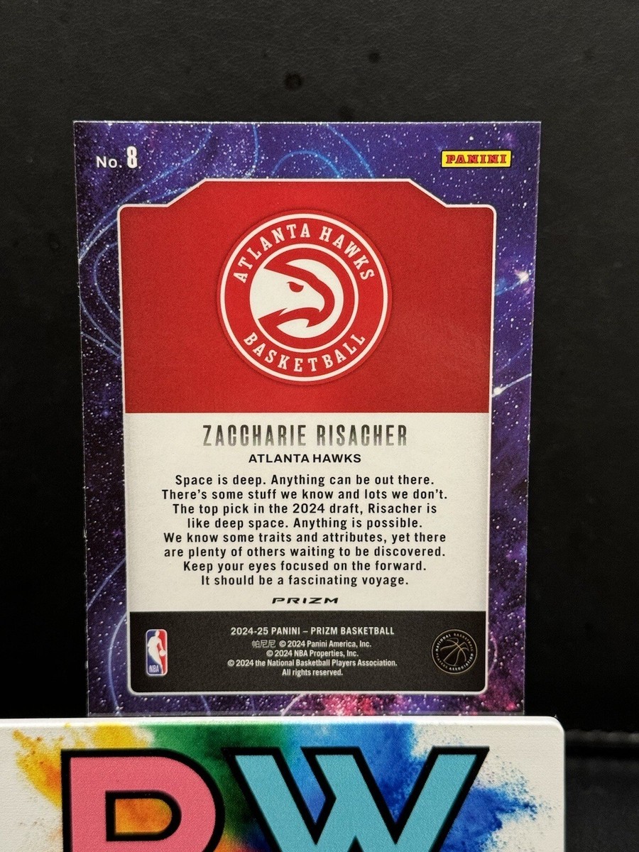2024-25 Panini Prizm - Zaccharie Risacher #8 Deep Space