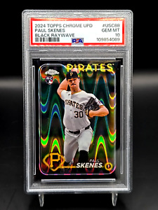 Paul Skenes 2024 Topps Chrome Update #USC88 Black RayWave Paul Skenes 2024 Topps Chrome Update #USC88 Black RayWave