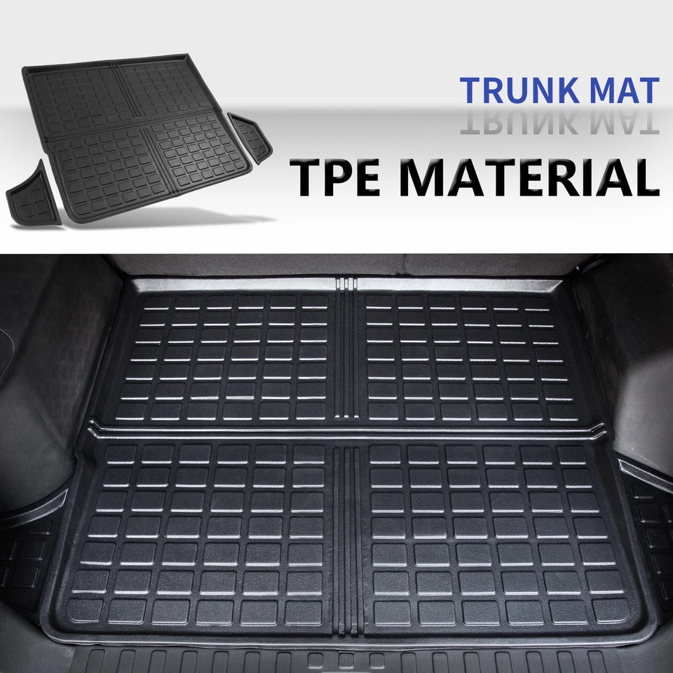 For 2018-2024 Chevrolet Equinox GMC Terrain Floor Mats Cargo Mats Trunk Liners - Image 3 of 4