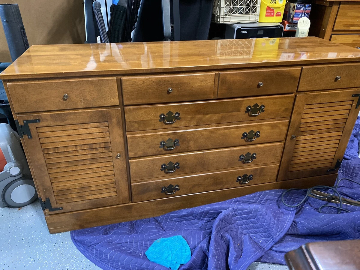 Ethan Allen Shutter Door Cabinet Ethan Allen Vintage dresser
