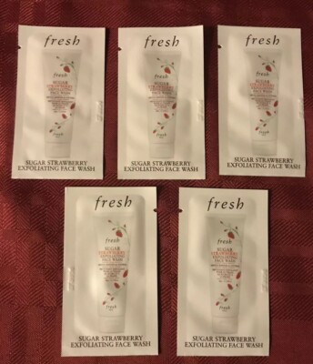 fresh sugar strawberry scrub