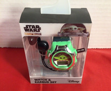 Star Wars The Mandalorian Watch And Earbud Set New In Package