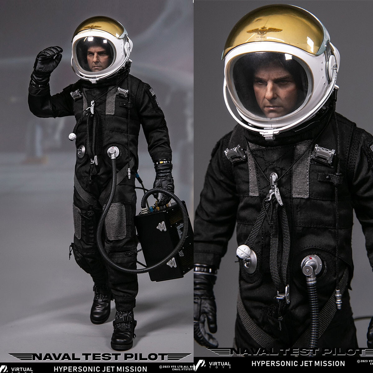 VTS TOYS NAVAL TEST PILOT HYPERSONIC JET MISSION 1/6 Scale
