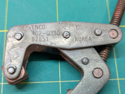 Vintage ENCO Mfg Co. 1” Twist Clamp Model #92851 - Similar to Kant Twist - Picture 4 of 5