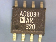 Analog Devices  AD8034AR Qty of 10 per Lot Operational Amplifiers  Op Amps 80MHz