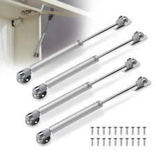 4pcs Spring Gas Strut Kitchen Cabinet Prop Shock Lift Lid Support Door Hinge