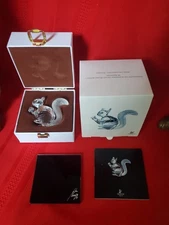 Swarovski Crystal 1997 SCS 10th Anniversary Squirrel Anton Hirzinger Signed Mint