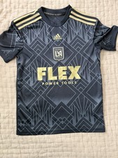 LAFC MLS Adidas Aeroready 2021/22 Size M/ 11-12 Youth- Soccer Jersey FREE SCARF