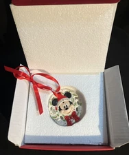 Lenox Disney Pierced Mickey Ornament Charm NIB