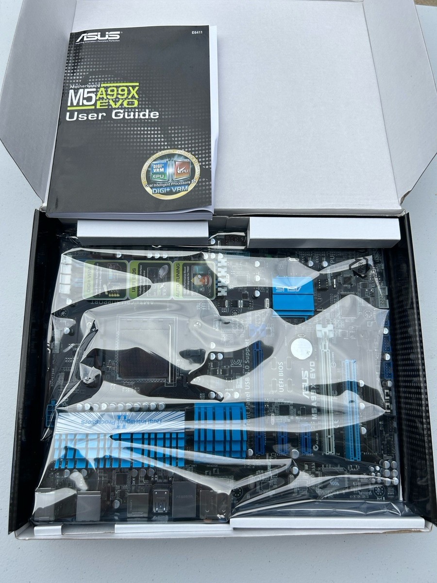 ASUS M5A99X EVO Motherboard AM3+ 990X SB950 SATA3 DDR3 FX