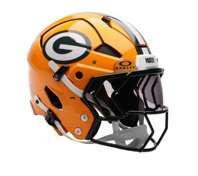 Green Bay Packers Riddell AXIOM Authentic Full Size Football Helmet NFL