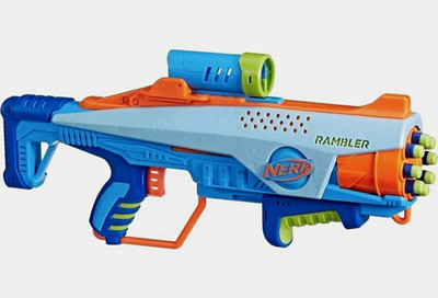 NERF Rambler Dart Blaster, blau/orange/grün, Herstellernr. F6752